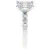 2.60CT.TW EMERALD CUT LAB DIAMOND SOLITAIRE ENGAGEMENT RING - Nazarelle