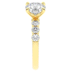 2.60CT.TW ROUND LAB DIAMOND SOLITAIRE ENGAGEMENT RING - Nazarelle