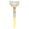 2.60CT.TW RADIANT LAB DIAMOND SOLITAIRE ENGAGEMENT RING - Nazarelle