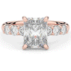 2.60CT.TW RADIANT LAB DIAMOND SOLITAIRE ENGAGEMENT RING - Nazarelle