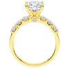2.60CT.TW ROUND LAB DIAMOND SOLITAIRE ENGAGEMENT RING - Nazarelle