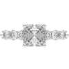 2.60CT.TW ASSCHER LAB DIAMOND SOLITAIRE ENGAGEMENT RING - Nazarelle
