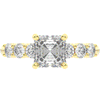 2.60CT.TW ASSCHER LAB DIAMOND SOLITAIRE ENGAGEMENT RING - Nazarelle