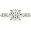 2.60CT.TW ROUND LAB DIAMOND SOLITAIRE ENGAGEMENT RING - Nazarelle