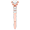 2.60CT.TW CUSHION LAB DIAMOND SOLITAIRE ENGAGEMENT RING - Nazarelle