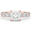 2.60CT.TW CUSHION LAB DIAMOND SOLITAIRE ENGAGEMENT RING - Nazarelle