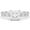 2.60CT.TW CUSHION LAB DIAMOND SOLITAIRE ENGAGEMENT RING - Nazarelle