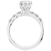 2.60CT.TW CUSHION LAB DIAMOND SOLITAIRE ENGAGEMENT RING - Nazarelle