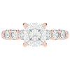2.60CT.TW CUSHION LAB DIAMOND SOLITAIRE ENGAGEMENT RING - Nazarelle