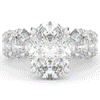 10.90CT.TW OVAL LAB DIAMOND SOLITAIRE ENGAGEMENT RING - Nazarelle