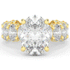 10.90CT.TW OVAL LAB DIAMOND SOLITAIRE ENGAGEMENT RING - Nazarelle