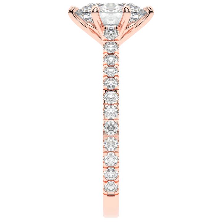 2.00CT.TW OVAL LAB DIAMOND SOLITAIRE ENGAGEMENT RING - Nazarelle