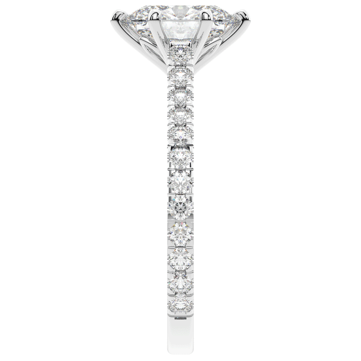 2.00CT.TW OVAL LAB DIAMOND SOLITAIRE ENGAGEMENT RING - Nazarelle