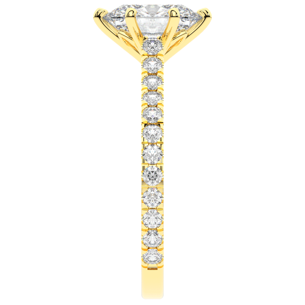 2.00CT.TW OVAL LAB DIAMOND SOLITAIRE ENGAGEMENT RING - Nazarelle