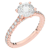 2.00CT.TW ROUND LAB DIAMOND SOLITAIRE ENGAGEMENT RING - Nazarelle