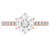 2.00CT.TW ROUND LAB DIAMOND SOLITAIRE ENGAGEMENT RING - Nazarelle