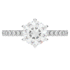 2.00CT.TW ROUND LAB DIAMOND SOLITAIRE ENGAGEMENT RING - Nazarelle