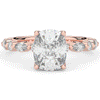 2.60CT.TW CUSHION LAB DIAMOND SOLITAIRE ENGAGEMENT RING - Nazarelle