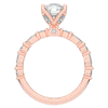 2.60CT.TW CUSHION LAB DIAMOND SOLITAIRE ENGAGEMENT RING - Nazarelle