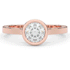 1.40CT.TW ROUND LAB DIAMOND SOLITAIRE ENGAGEMENT RING - Nazarelle