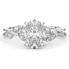 2.25CT.TW OVAL LAB DIAMOND STYLIZED VINE AND TREE BARK FINISH ENGAGEMENT RING - Nazarelle