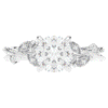 1.75CT.TW ROUND LAB DIAMOND STYLIZED VINE AND TREE BARK FINISH ENGAGEMENT RING - Nazarelle