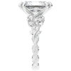 5.30CT.TW RADIANT LAB DIAMOND STYLIZED VINE AND TREE BARK FINISH ENGAGEMENT RING - Nazarelle