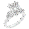 5.30CT.TW RADIANT LAB DIAMOND STYLIZED VINE AND TREE BARK FINISH ENGAGEMENT RING - Nazarelle