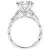 5.30CT.TW RADIANT LAB DIAMOND STYLIZED VINE AND TREE BARK FINISH ENGAGEMENT RING - Nazarelle