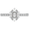 2.00CT.TW OVAL LAB DIAMOND SOLITAIRE ENGAGEMENT RING - Nazarelle
