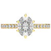 2.00CT.TW OVAL LAB DIAMOND SOLITAIRE ENGAGEMENT RING - Nazarelle