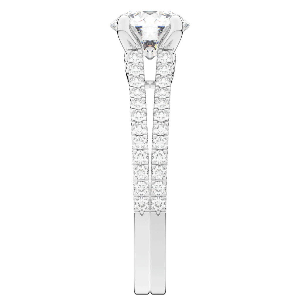 1.90CT.TW ROUND LAB DIAMOND SOLITAIRE ENGAGEMENT RING - Nazarelle