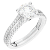 1.90CT.TW ROUND LAB DIAMOND SOLITAIRE ENGAGEMENT RING - Nazarelle