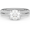 1.90CT.TW ROUND LAB DIAMOND SOLITAIRE ENGAGEMENT RING - Nazarelle