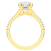 1.90CT.TW ROUND LAB DIAMOND SOLITAIRE ENGAGEMENT RING - Nazarelle