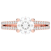 1.90CT.TW ROUND LAB DIAMOND SOLITAIRE ENGAGEMENT RING - Nazarelle
