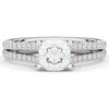 1.90CT.TW CUSHION LAB DIAMOND SOLITAIRE ENGAGEMENT RING - Nazarelle