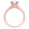1.90CT.TW CUSHION LAB DIAMOND SOLITAIRE ENGAGEMENT RING - Nazarelle