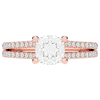 1.90CT.TW CUSHION LAB DIAMOND SOLITAIRE ENGAGEMENT RING - Nazarelle