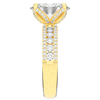 3.95CT.TW OVAL LAB DIAMOND SOLITAIRE ENGAGEMENT RING - Nazarelle