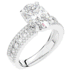 3.95CT.TW OVAL LAB DIAMOND SOLITAIRE ENGAGEMENT RING - Nazarelle