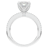 3.95CT.TW OVAL LAB DIAMOND SOLITAIRE ENGAGEMENT RING - Nazarelle
