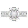 3.95CT.TW OVAL LAB DIAMOND SOLITAIRE ENGAGEMENT RING - Nazarelle