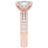 3.95CT.TW CUSHION LAB DIAMOND SOLITAIRE ENGAGEMENT RING - Nazarelle