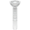 3.95CT.TW CUSHION LAB DIAMOND SOLITAIRE ENGAGEMENT RING - Nazarelle