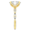 3.60CT.TW OVAL LAB DIAMOND SOLITAIRE ENGAGEMENT RING - Nazarelle