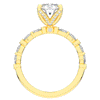 3.60CT.TW OVAL LAB DIAMOND SOLITAIRE ENGAGEMENT RING - Nazarelle