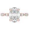 3.60CT.TW OVAL LAB DIAMOND SOLITAIRE ENGAGEMENT RING - Nazarelle