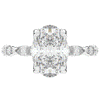 3.60CT.TW OVAL LAB DIAMOND SOLITAIRE ENGAGEMENT RING - Nazarelle