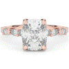3.60CT.TW CUSHION LAB DIAMOND SOLITAIRE ENGAGEMENT RING - Nazarelle